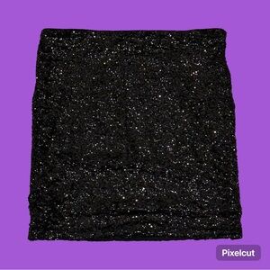 Black sequin skirt from H&M size medium